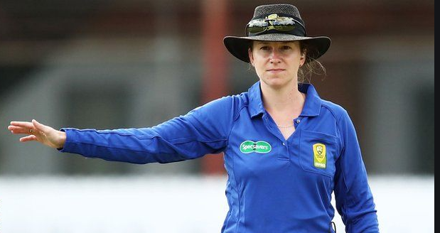 Claire Polosak is all set to become the first women to officiate in men’s Test cricket