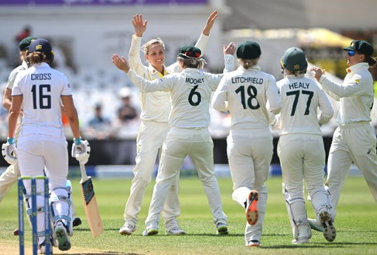 Women’s Ashes: Australia beats England in the one-off Test