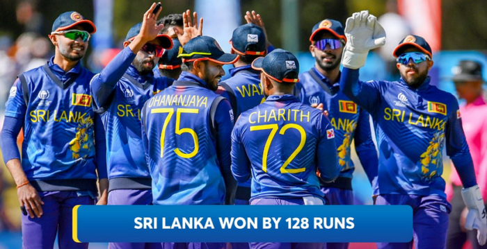 Sri Lanka Win ICC World Cup Qualifier 2023 by 128 Runs